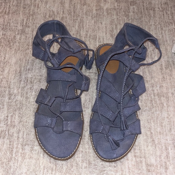 Old Navy Sandals, Size 8, Indigo blue color - Picture 1 of 2